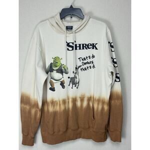 Shrek Dreamworks Men's 'That'll Do Donkey' Hoodie Beige Size L (42-44)